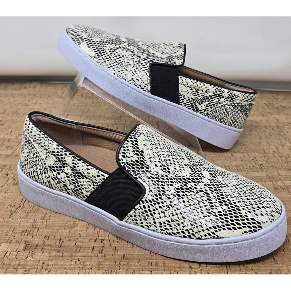 Vionic Shoes Womens 7 Demetra Snake Skin Pattern Slip‎ On Casual Preppy Comfort - Picture 4 of 9